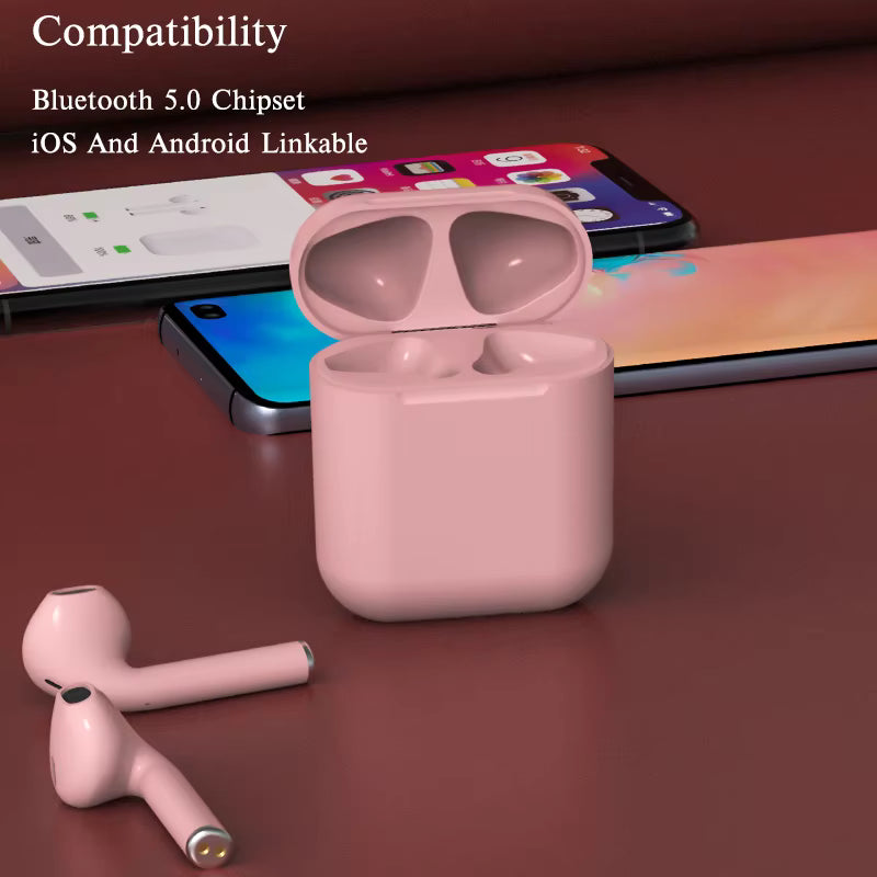 Inpods i12 Mini TWS Bluetooth Earbuds with Touch Control & Charging Case