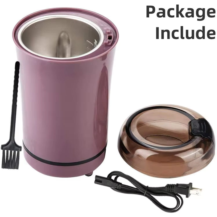 Portable Mini Electric Stainless Steel Coffee Powder Grinder Machine Grinder