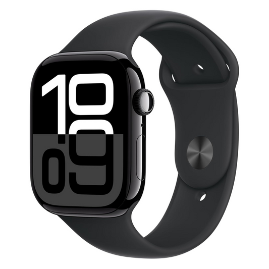 Apple Watch Series 10 – GPS, 46mm, Jet Black, Sport Band
